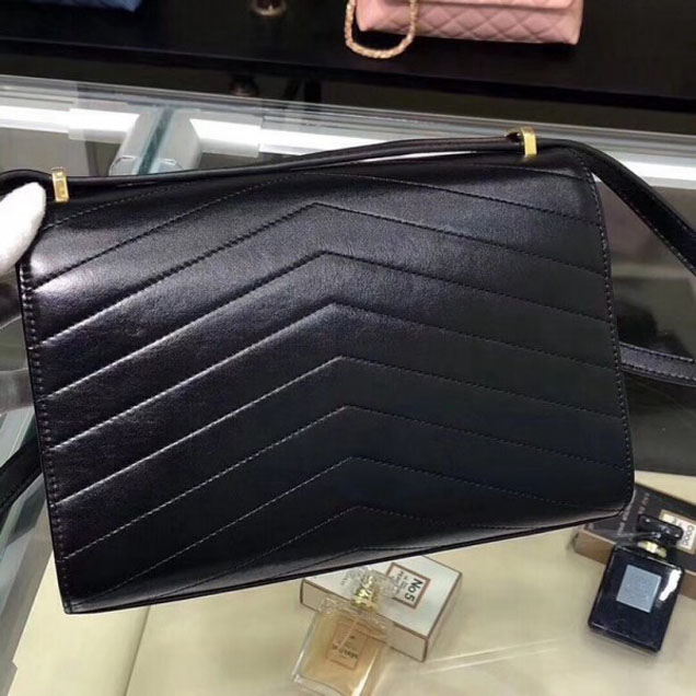 Chanel Chevron Calfskin Small Flap Bag A57491 Black 2018 Collection