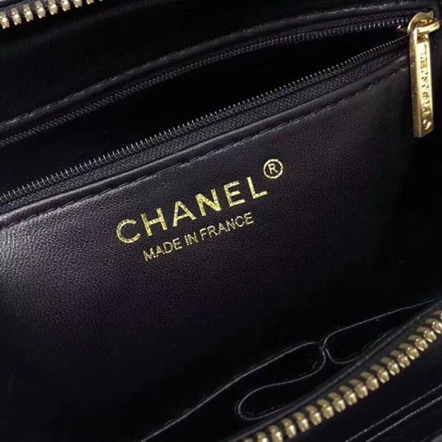 Chanel Chevron Calfskin Small Flap Bag A57491 Black 2018 Collection