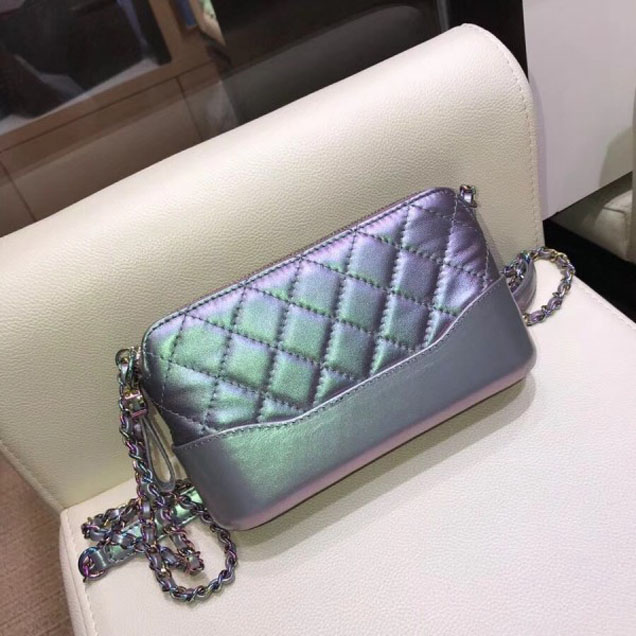 Chanel Gabrielle Clutch With Chain Bag A94505 Iridescent Purple 2018