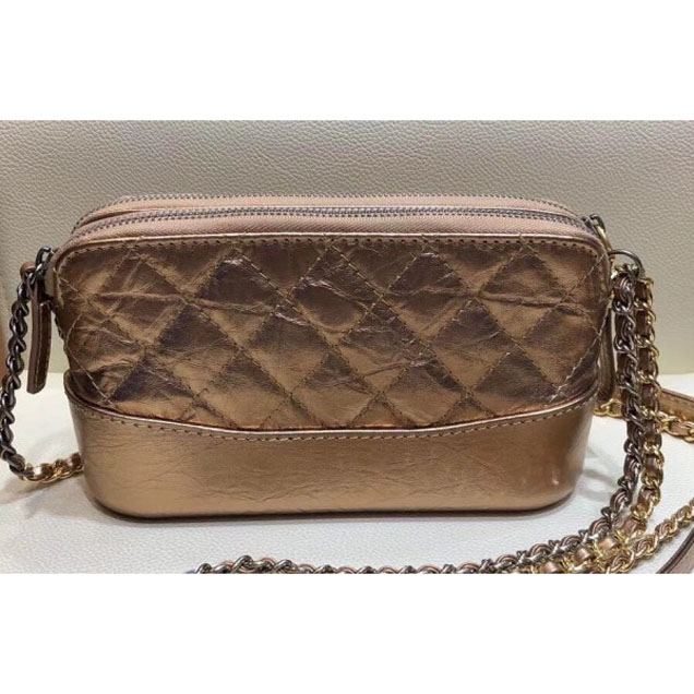 Chanel Gabrielle Clutch With Chain Bag A94505 Bronze 2018