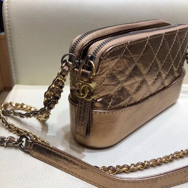 Chanel Gabrielle Clutch With Chain Bag A94505 Bronze 2018