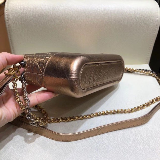 Chanel Gabrielle Clutch With Chain Bag A94505 Bronze 2018