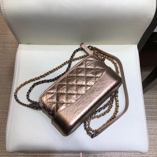 Chanel Gabrielle Clutch With Chain Bag A94505 Bronze 2018