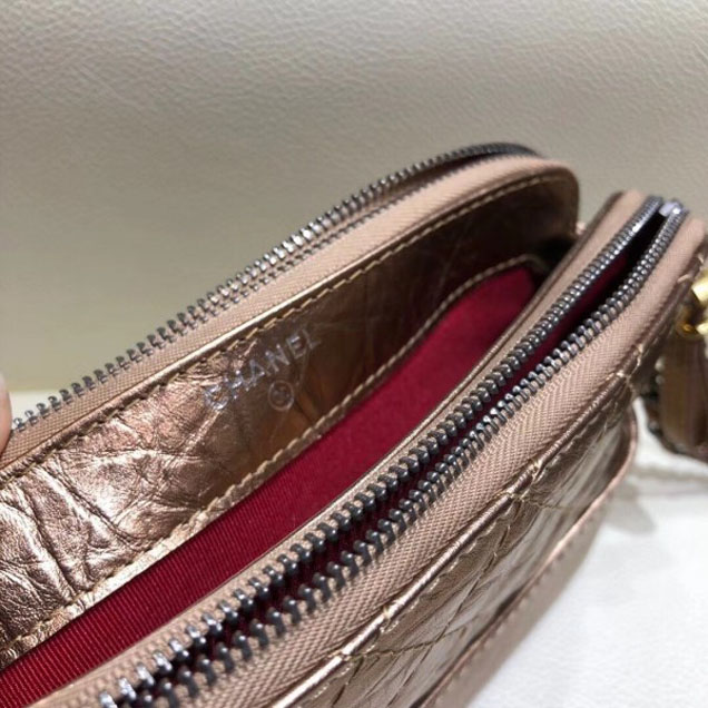 Chanel Gabrielle Clutch With Chain Bag A94505 Bronze 2018