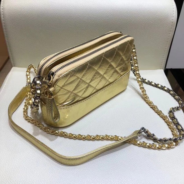 Chanel Gabrielle Clutch With Chain Bag A94505 Gold 2018