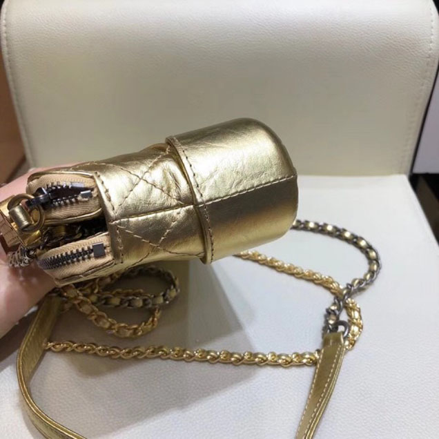 Chanel Gabrielle Clutch With Chain Bag A94505 Gold 2018