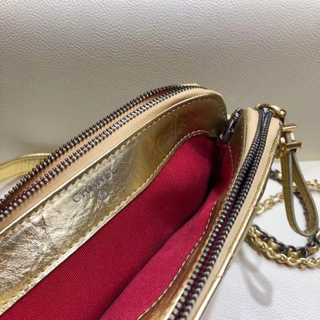 Chanel Gabrielle Clutch With Chain Bag A94505 Gold 2018