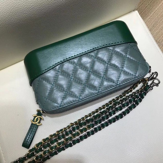 Chanel Gabrielle Clutch With Chain Bag A94505 Green 2018