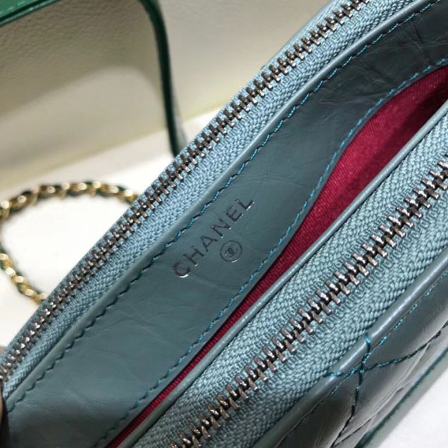 Chanel Gabrielle Clutch With Chain Bag A94505 Green 2018