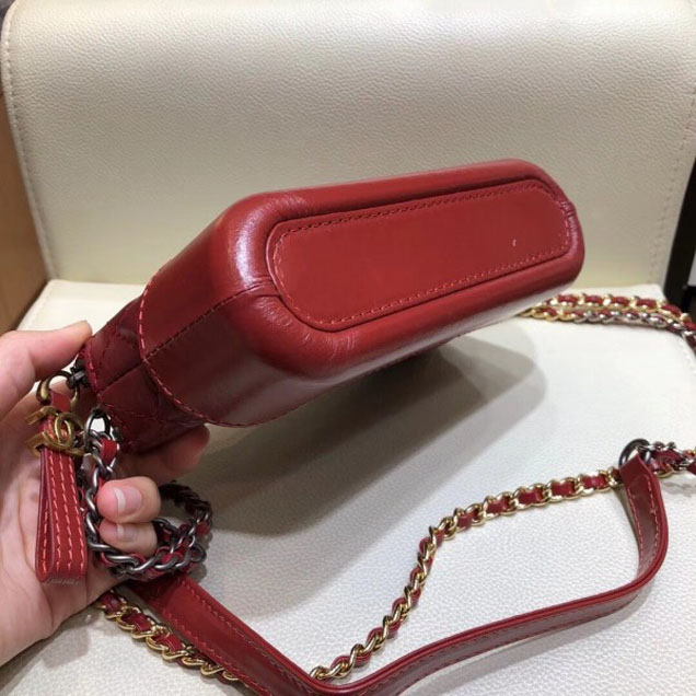Chanel Gabrielle Clutch With Chain Bag A94505 Red 2018