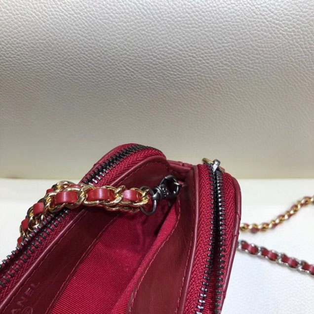 Chanel Gabrielle Clutch With Chain Bag A94505 Red 2018