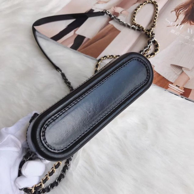 Chanel Gabrielle Clutch With Chain Bag A94505 White/Black 2018