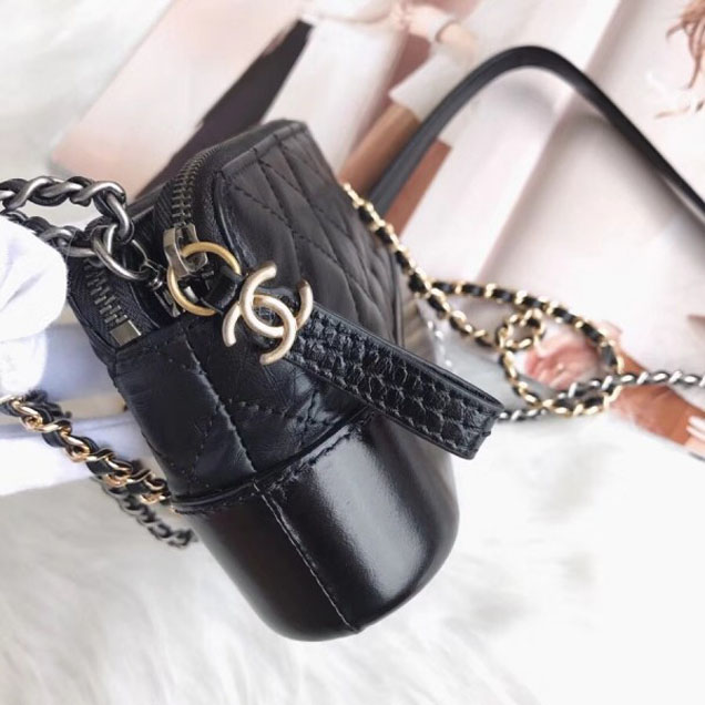 Chanel Gabrielle Clutch With Chain Bag A94505 Black 2018