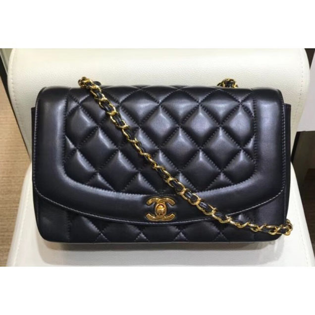 Chanel Lambskin Vintage Flap Bag A87062 Black 2018