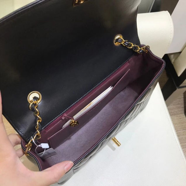 Chanel Lambskin Vintage Flap Bag A87062 Black 2018