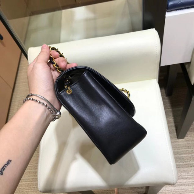 Chanel Lambskin Vintage Flap Bag A87062 Black 2018