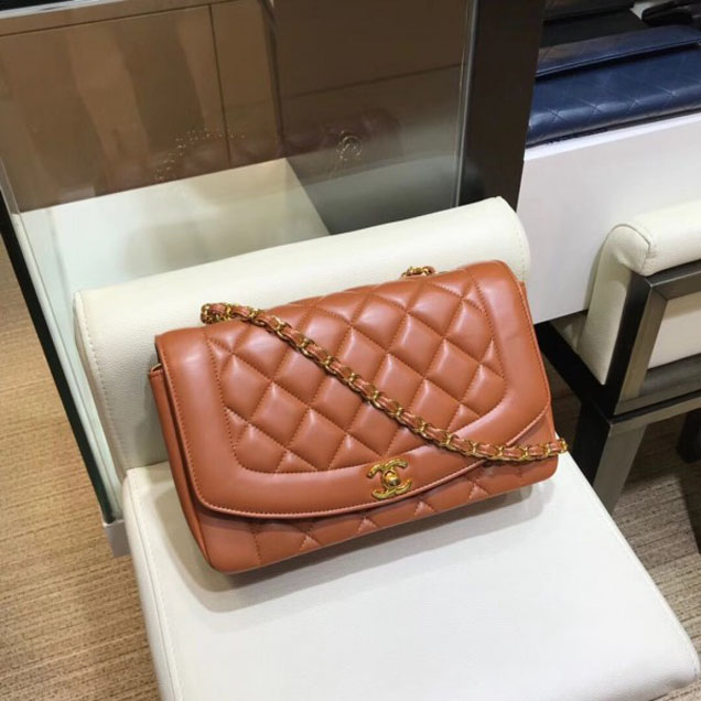 Chanel Lambskin Vintage Flap Bag A87062 Caramel 2018