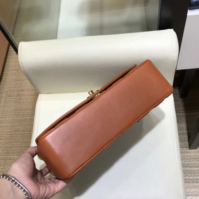 Chanel Lambskin Vintage Flap Bag A87062 Caramel 2018
