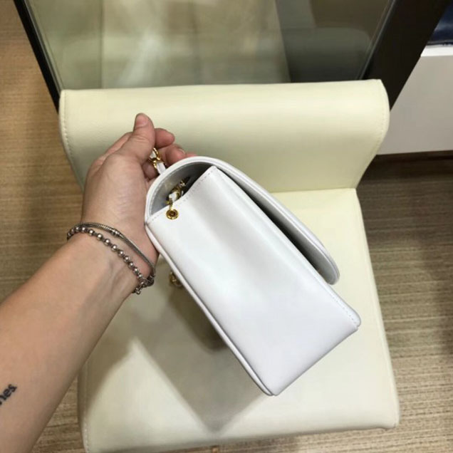 Chanel Lambskin Vintage Flap Bag A87062 White 2018