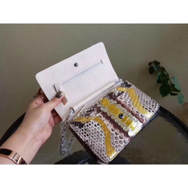Chanel Python Wallet On Chain WOC Bag 01 2018