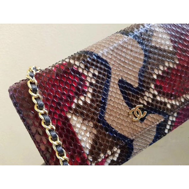 Chanel Python Wallet On Chain WOC Bag 03 2018