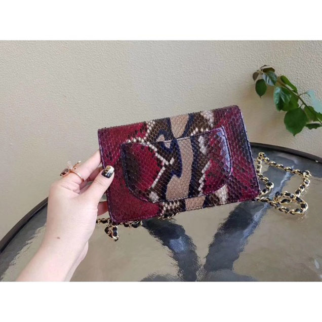 Chanel Python Wallet On Chain WOC Bag 03 2018