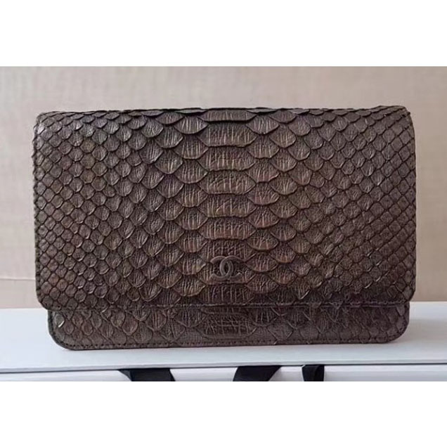 Chanel Python Wallet On Chain WOC Bag 04 2018