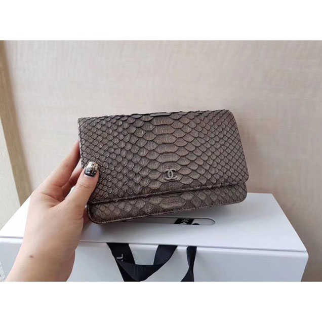 Chanel Python Wallet On Chain WOC Bag 04 2018