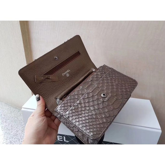Chanel Python Wallet On Chain WOC Bag 04 2018