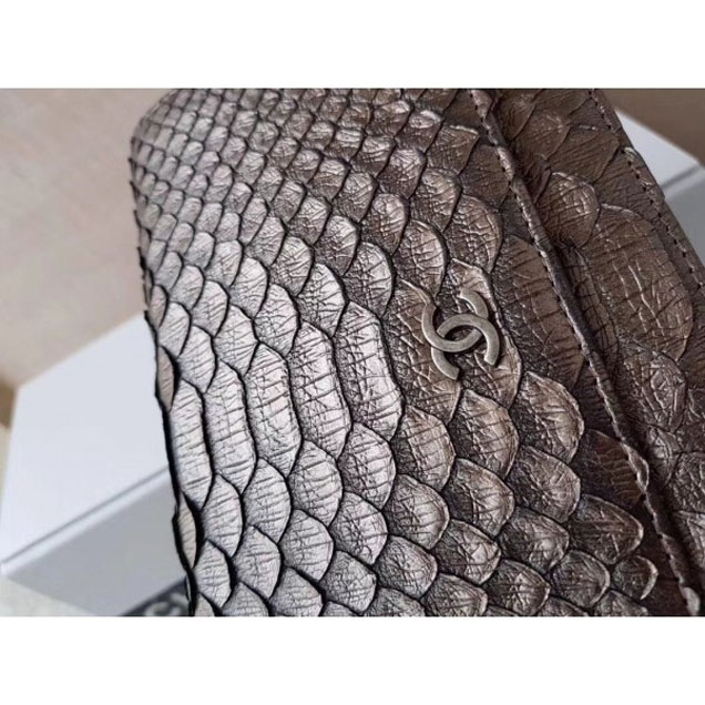 Chanel Python Wallet On Chain WOC Bag 04 2018