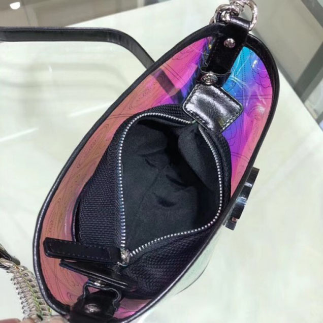 Chanel Printed PVC Coco Bucket Small Bag A57636 Multicolor 2018