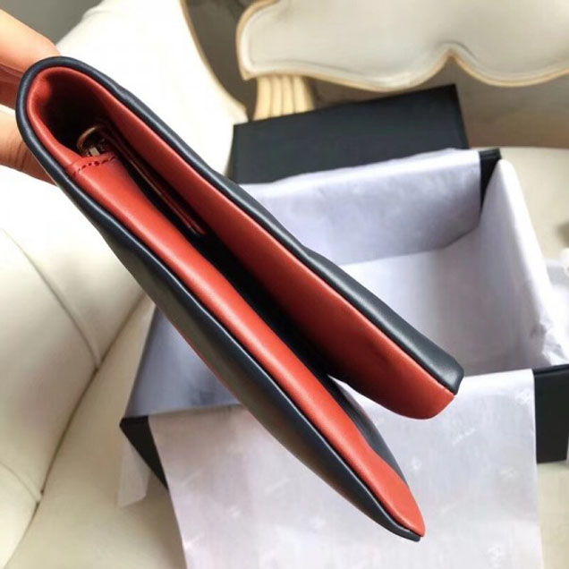 Chanel Striped Calfskin Greek Clutches Clutch Bag A57237 2018