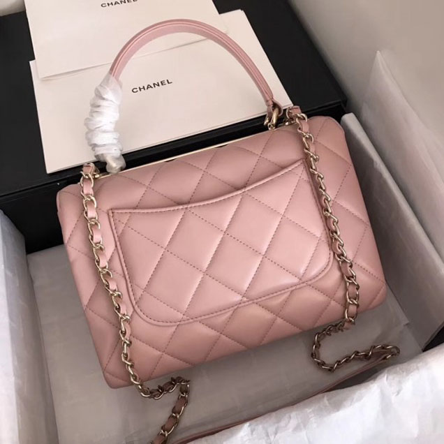 Chanel Trendy CC Small Flap Top Handle Bag A92236 Light Pink/Gold