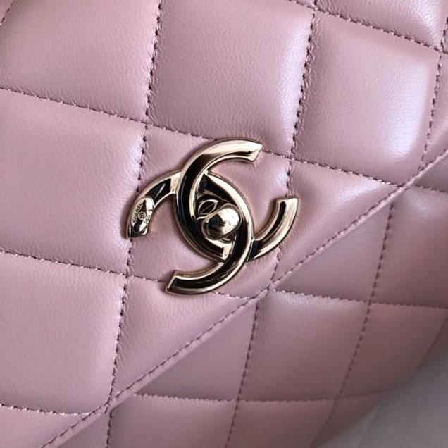 Chanel Trendy CC Small Flap Top Handle Bag A92236 Light Pink/Gold