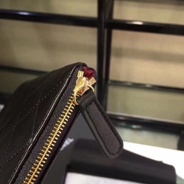 Chanel Quilting Pouch Clutch Bag Black 2018