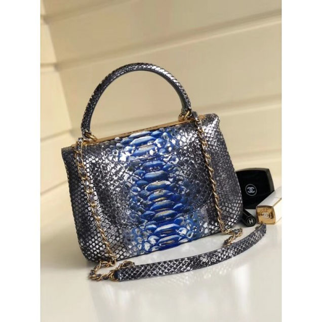 Chanel Python Trendy CC Small Flap Top Handle Bag A92236/A92723 01 2018