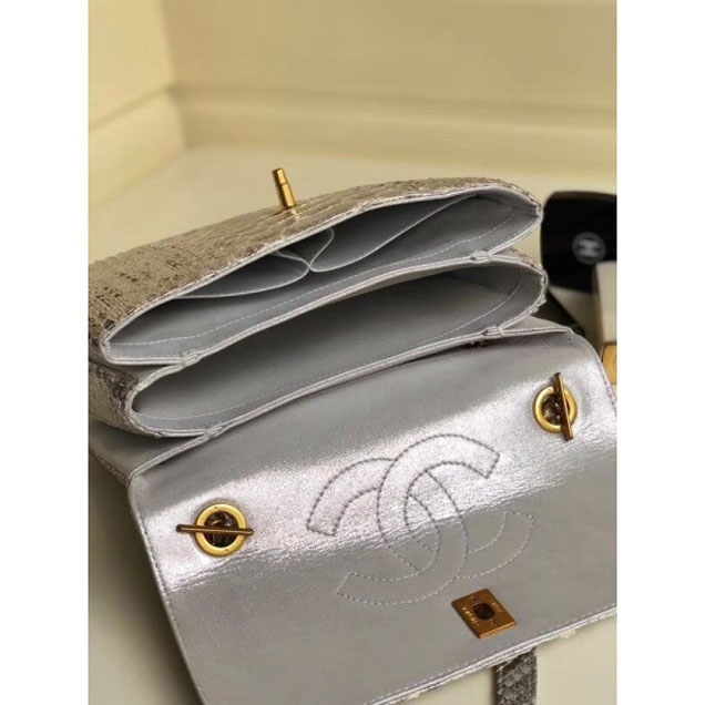 Chanel Python Trendy CC Small Flap Top Handle Bag A92236/A92723 02 2018