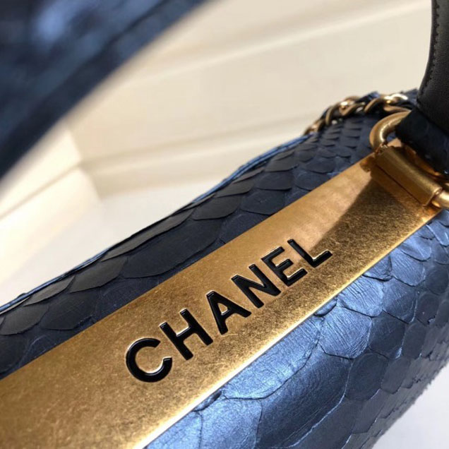 Chanel Python Trendy CC Small Flap Top Handle Bag A92236/A92723 03 2018