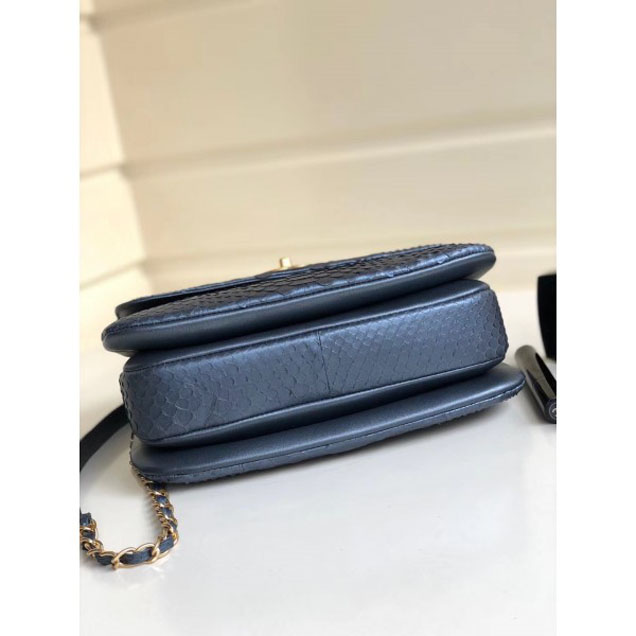 Chanel Python Trendy CC Small Flap Top Handle Bag A92236/A92723 03 2018