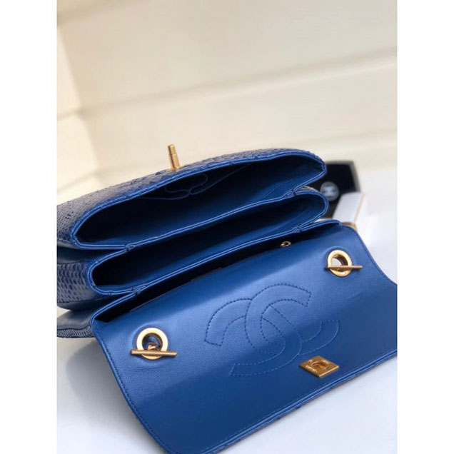 Chanel Python Trendy CC Small Flap Top Handle Bag A92236/A92723 04 2018