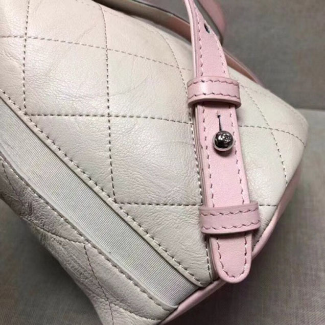 Chanel Grained Crumpled Calfskin Backpack Bag A57083 Ivory 2018