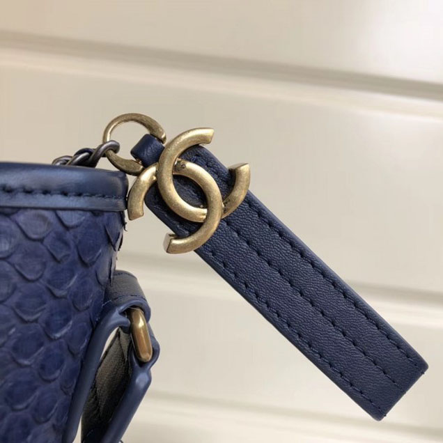 Chanel Python Gabrielle Medium Hobo Bag A93824 02 2018