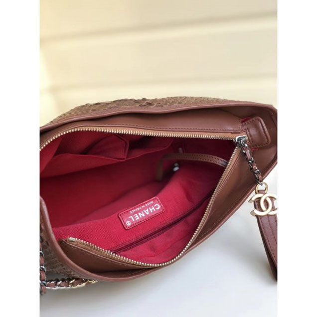 Chanel Python Gabrielle Medium Hobo Bag A93824 04 2018