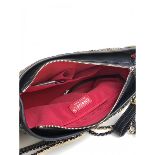 Chanel Python Gabrielle Medium Hobo Bag A93824 01 2018