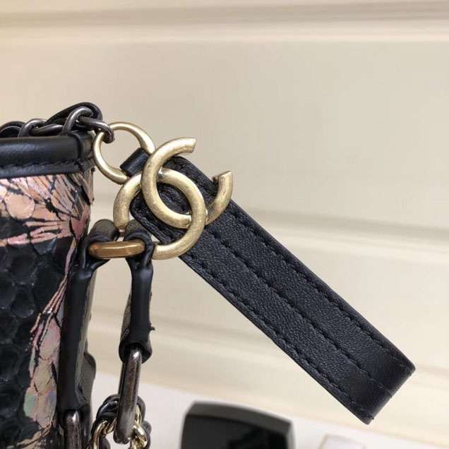 Chanel Python Gabrielle Medium Hobo Bag A93824 07 2018
