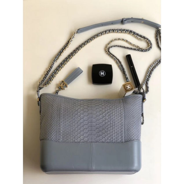 Chanel Python Gabrielle Medium Hobo Bag A93824 06  2018