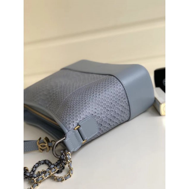 Chanel Python Gabrielle Medium Hobo Bag A93824 06  2018