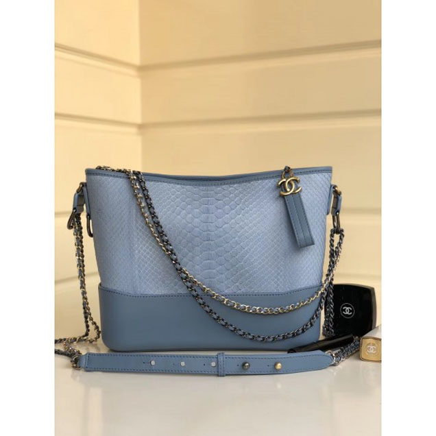 Chanel Python Gabrielle Medium Hobo Bag A93824 05 2018