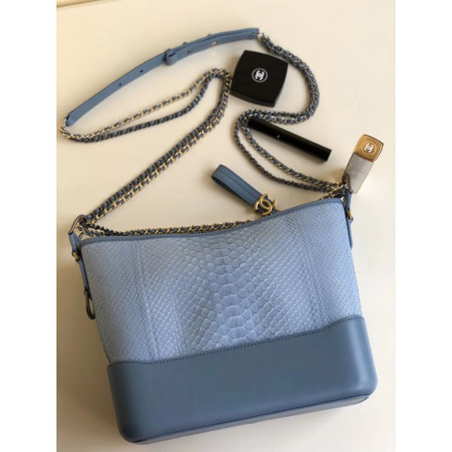 Chanel Python Gabrielle Medium Hobo Bag A93824 05 2018