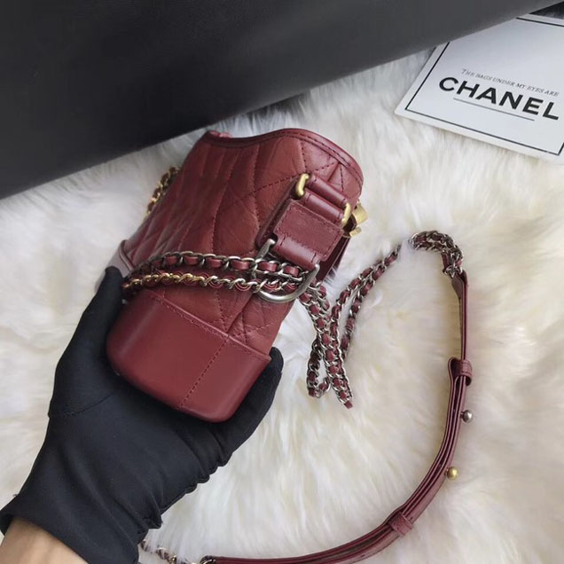 CHANEL GABRIELLE Original Small Hobo Bag A91810 fuchsia
